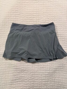 lululemon light blue athletic skort